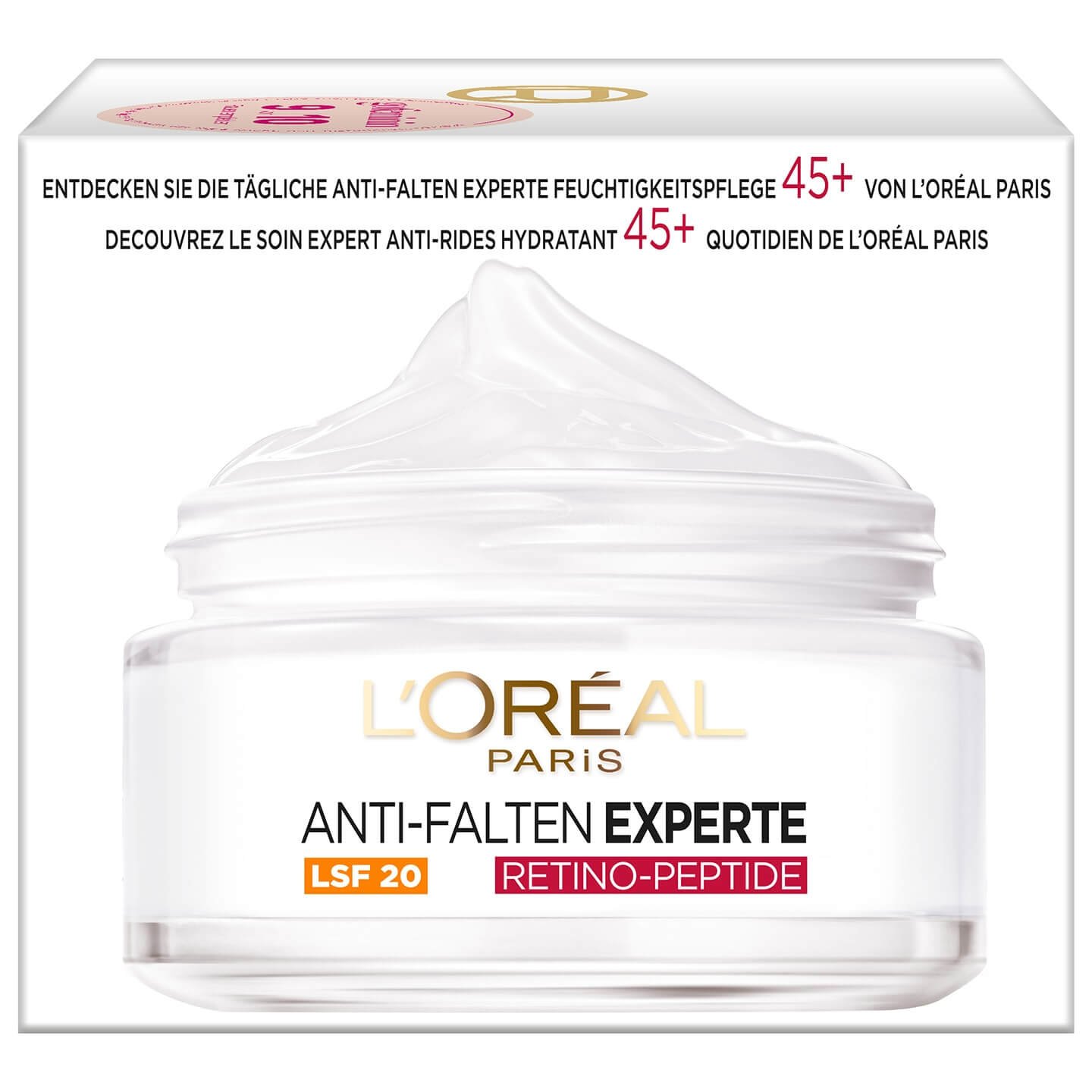 Anti-Falten Experte Intensiv-Pflege Tagescreme 45+ LSF 20 Seitenansicht